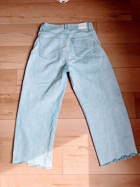 PAIGE Arellia Ankle Barrel w Undone Hem in Fernanda